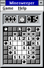 High Quality Minesweeper Monochrome Blank Meme Template