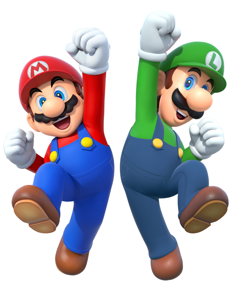 High Quality Mario and Luigi Blank Meme Template