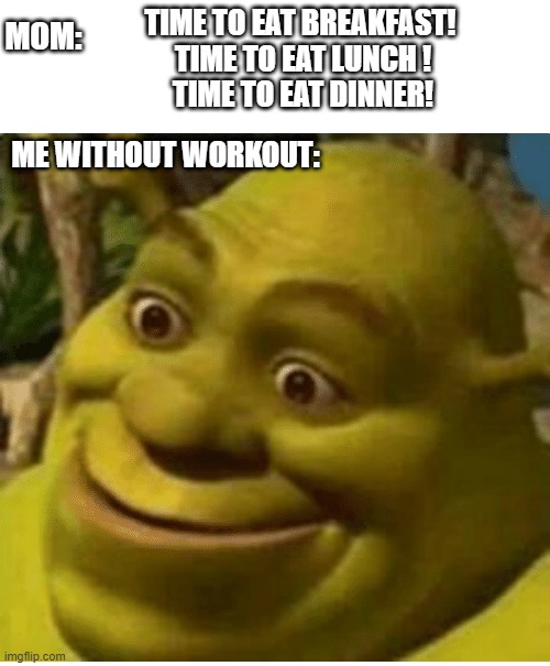 Community Lock down | MOM:; TIME TO EAT BREAKFAST! 
TIME TO EAT LUNCH !
TIME TO EAT DINNER! ME WITHOUT WORKOUT: | image tagged in quarantine | made w/ Imgflip meme maker