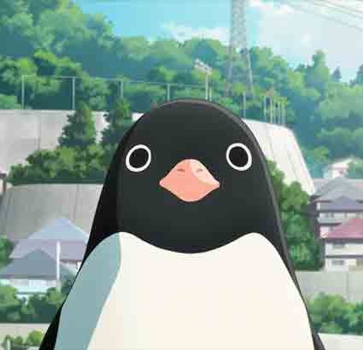 High Quality Penguin highway stare Blank Meme Template