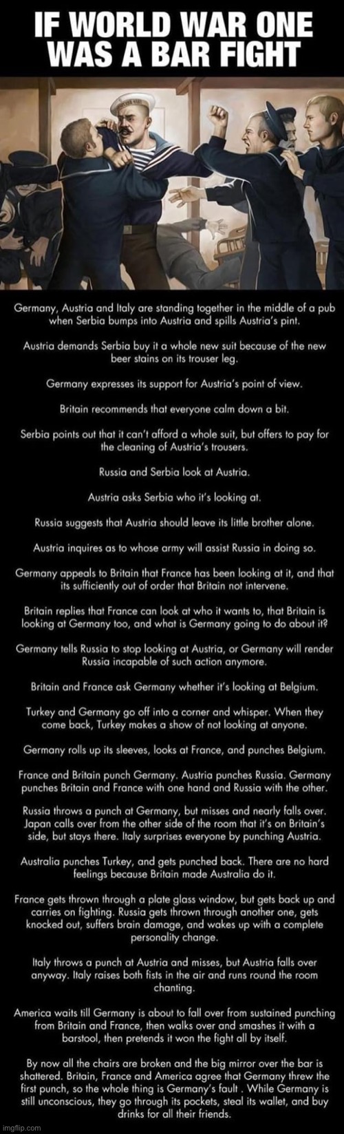 Ahhh so good (repost) | image tagged in repost,wwi,historical meme,world war i,austria,bar jokes | made w/ Imgflip meme maker