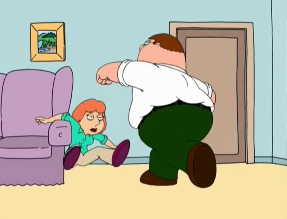 High Quality Peter Punches Lois Blank Meme Template