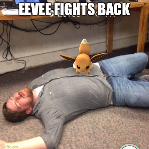 Angry Eevee | EEVEE FIGHTS BACK | image tagged in angry eevee | made w/ Imgflip meme maker