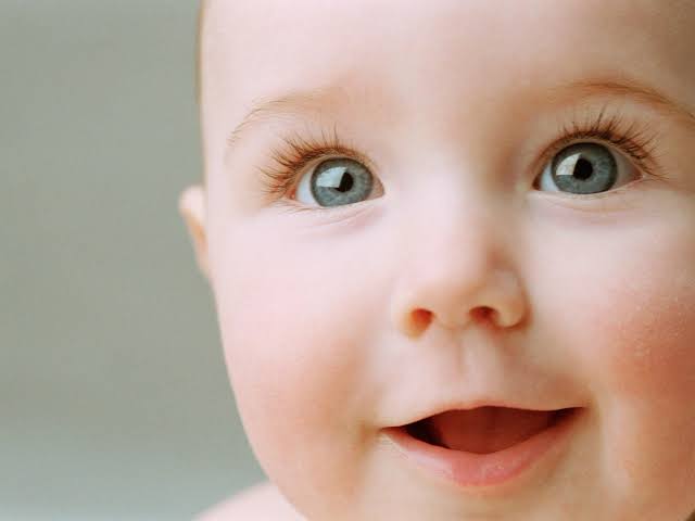 Green Eyed Baby Blank Meme Template