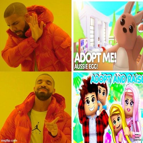 roblox drake yes no meem | wow i found secret text | image tagged in roblox meme,drake hotline bling | made w/ Imgflip meme maker