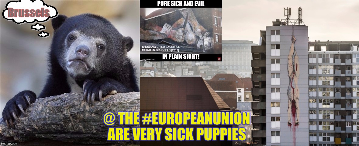 THE EU - EU @nothing2seehere | @ THE #EUROPEANUNION ARE VERY SICK PUPPIES | image tagged in angela merkel,adolf hitler,european union,europe,brussels,parliament | made w/ Imgflip meme maker