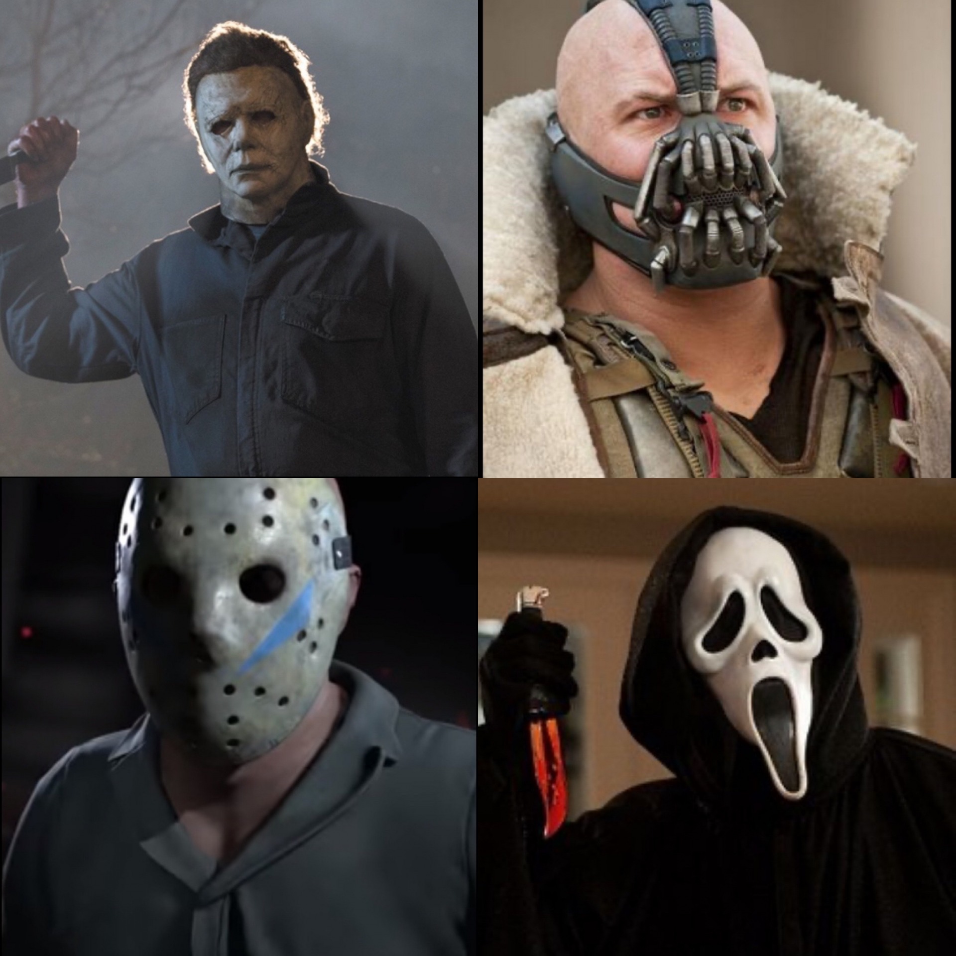 High Quality Masked Killers Blank Meme Template