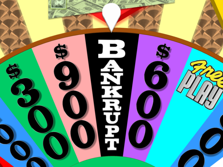 High Quality Wheel of Fortune Bankrupt Blank Meme Template