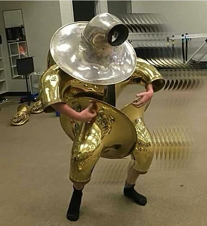 High Quality Tuba Armor Blank Meme Template