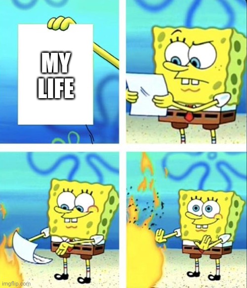 Spongebob yeet | MY LIFE | image tagged in spongebob yeet | made w/ Imgflip meme maker