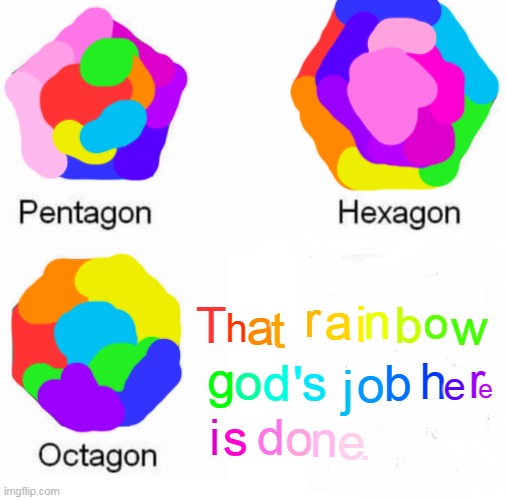 Pentagon Hexagon Octagon Meme | b; i; t; a; a; n; w; r; T; o; h; o; j; r; e; d; g; e; h; '; s; b; o; i; d; o; s; e; . n | image tagged in memes,pentagon hexagon octagon | made w/ Imgflip meme maker