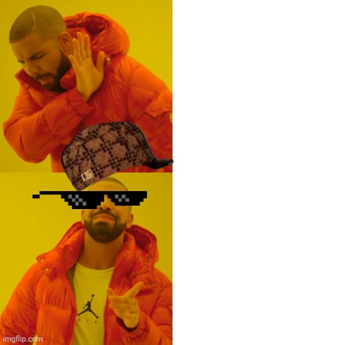 image tagged in memes,drake hotline bling | made w/ Imgflip meme maker