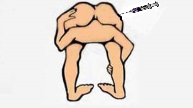 COVID-19 Mandatory Vaccine | image tagged in head up ass,bill gates | made w/ Imgflip meme maker