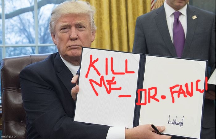 Trump signing | image tagged in trump signing | made w/ Imgflip meme maker