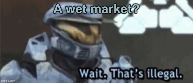 Wait that’s illegal | A wet market? | image tagged in wait thats illegal | made w/ Imgflip meme maker