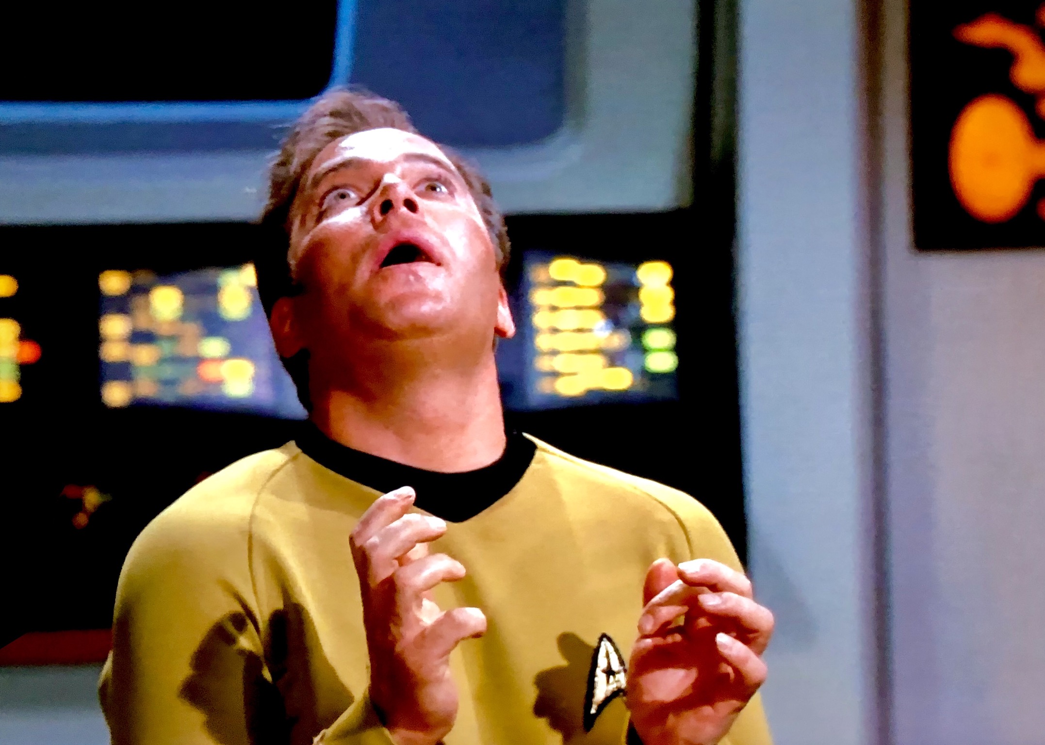 Kirk transfixed Blank Meme Template