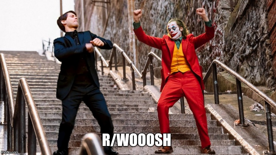 Peter & Joker Dancing | R/WOOOSH | image tagged in peter  joker dancing | made w/ Imgflip meme maker