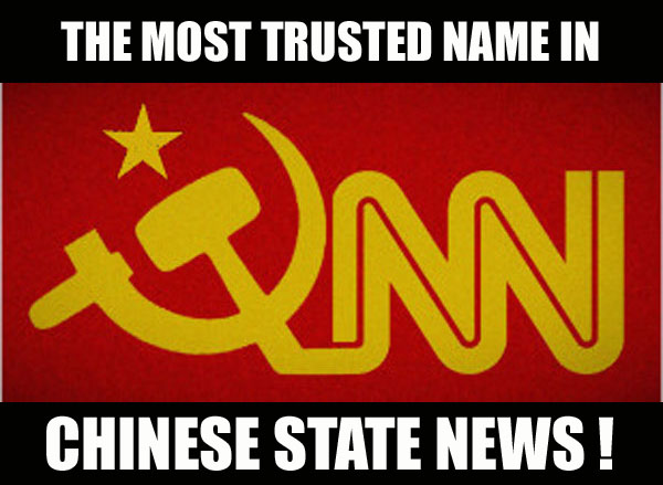 CNN and China Blank Meme Template