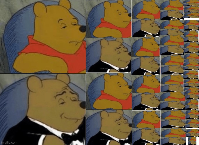 This took too long | image tagged in memes,tuxedo winnie the pooh | made w/ Imgflip meme maker