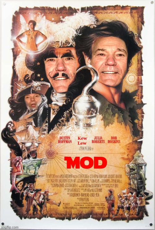 hooked on being a mod | image tagged in kewlew,hook,mod | made w/ Imgflip meme maker