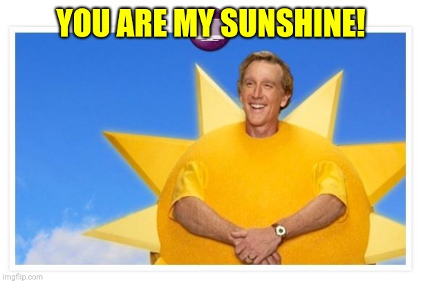 Sunshine sausage | YOU ARE MY SUNSHINE! | image tagged in sunshine sausage | made w/ Imgflip meme maker