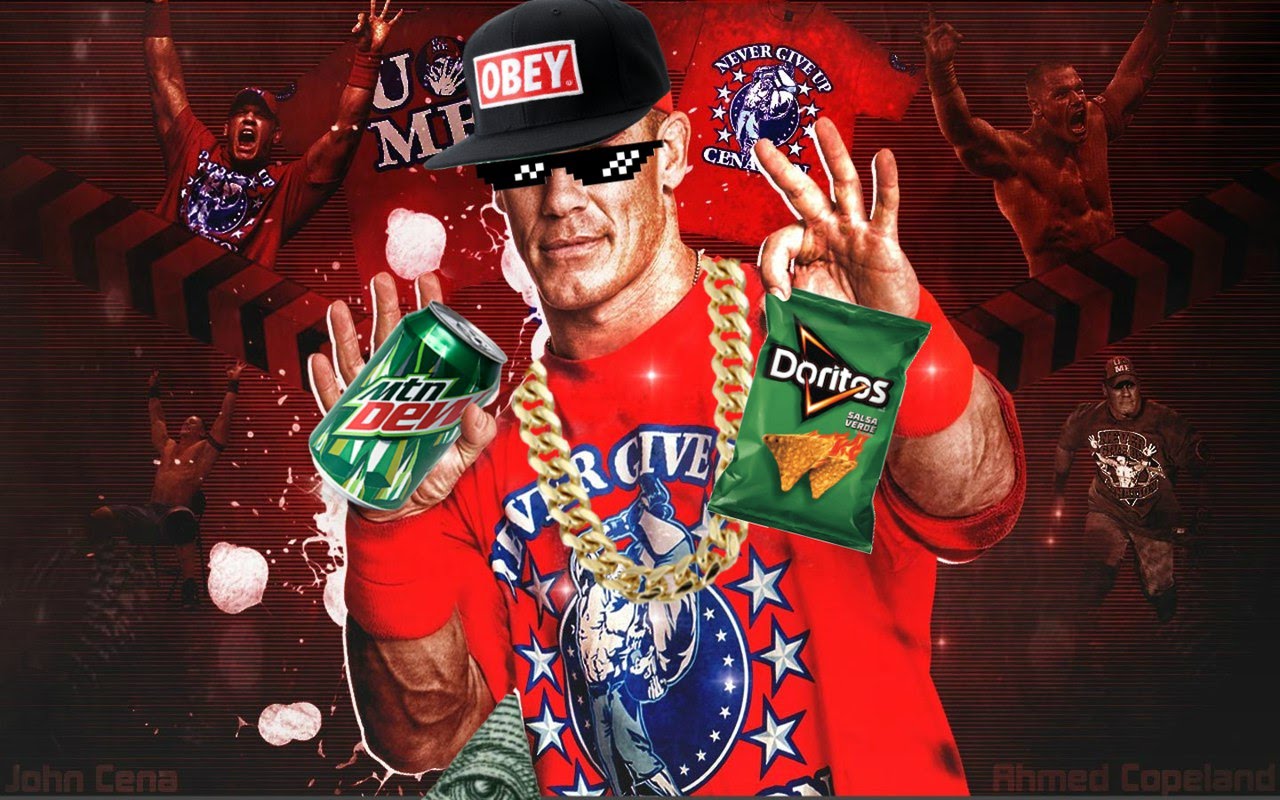 High Quality MLG John Cena Blank Meme Template