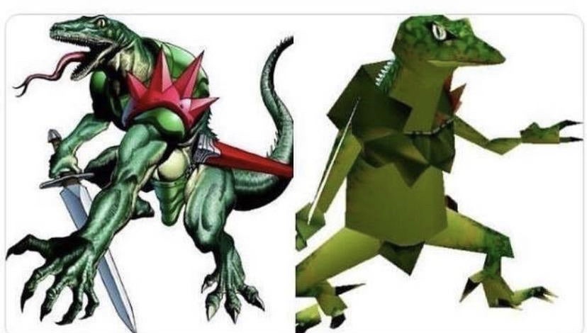 Lizalfos Comparison Blank Meme Template