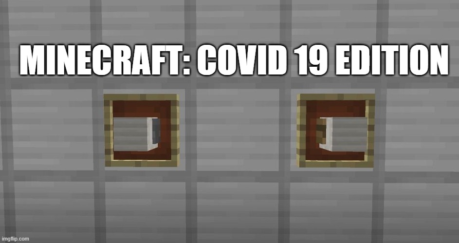 Make all the toilet paper you need! | MINECRAFT: COVID 19 EDITION | image tagged in toilet paper,minecraft | made w/ Imgflip meme maker