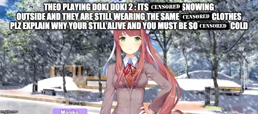 Doki Doki 2 censored version | image tagged in doki doki 2,doki doki literature club | made w/ Imgflip meme maker