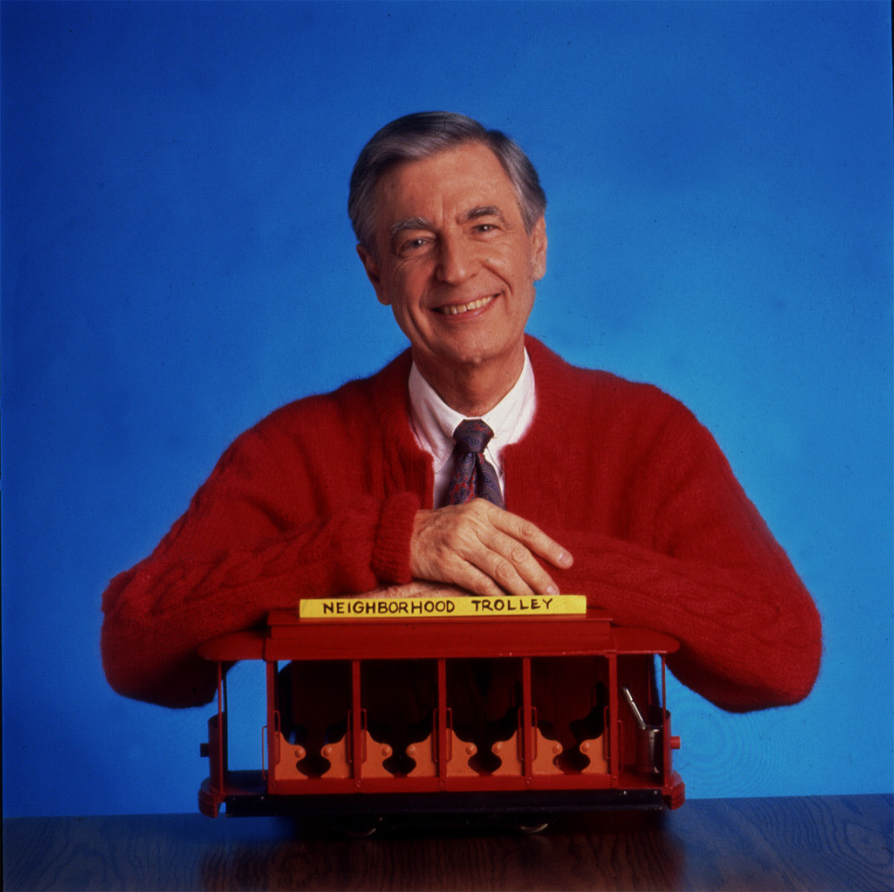 Mr. Rogers with more room for text Blank Meme Template
