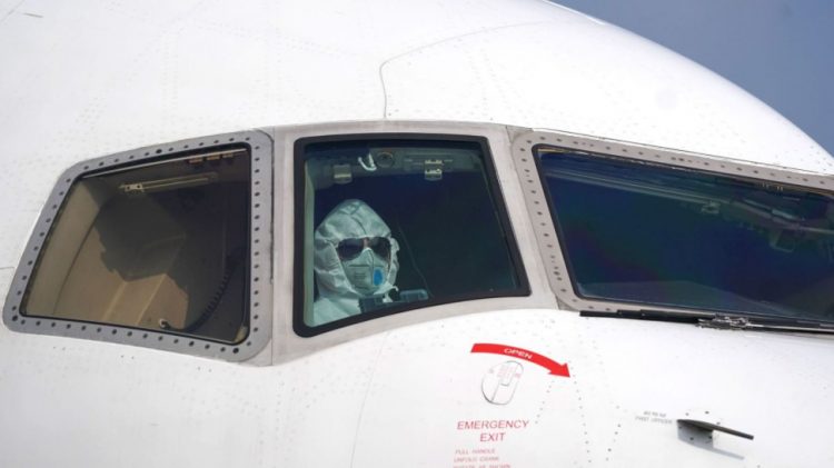 Airline pilot hazmat Blank Meme Template