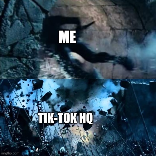 ME TIK-TOK HQ | made w/ Imgflip meme maker