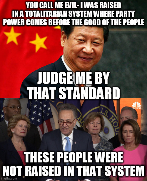 Image tagged in xi jinping,democrat congressmen - Imgflip