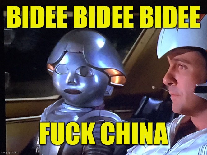 Lets go Buck | BIDEE BIDEE BIDEE F**K CHINA | image tagged in lets go buck | made w/ Imgflip meme maker