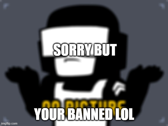 SORRY BUT; YOUR BANNED LOL | made w/ Imgflip meme maker