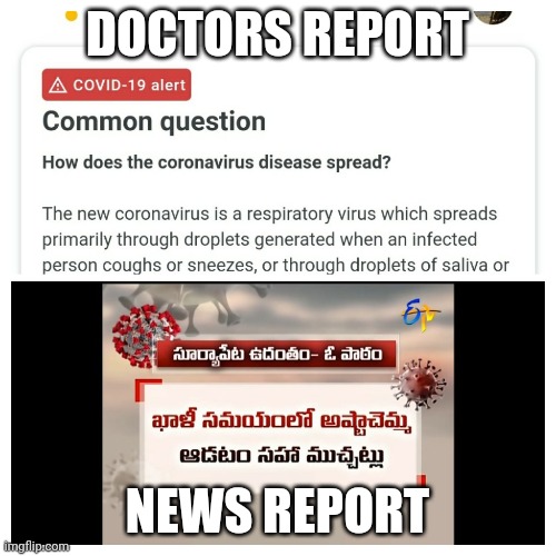 News in Andhrapradesh | DOCTORS REPORT; NEWS REPORT | image tagged in news,comedy | made w/ Imgflip meme maker