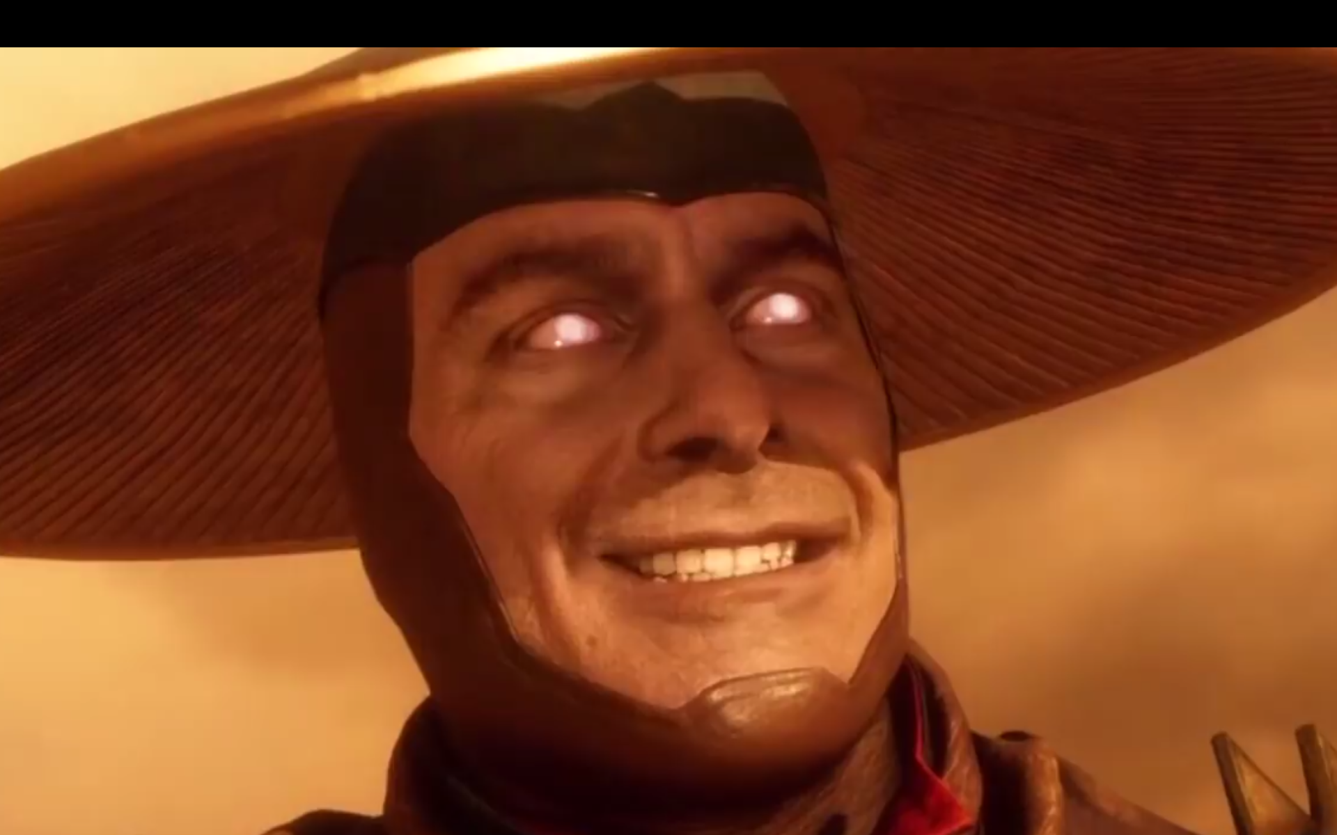 Raiden smiling Blank Meme Template