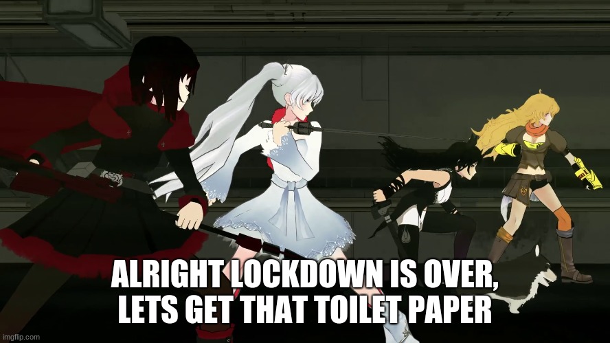 ALRIGHT LOCKDOWN IS OVER, LETS GET THAT TOILET PAPER | made w/ Imgflip meme maker