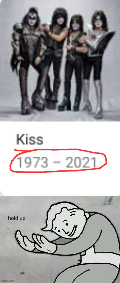 Kiss | image tagged in fallout hold up,fail,funny,meme,funny memes | made w/ Imgflip meme maker