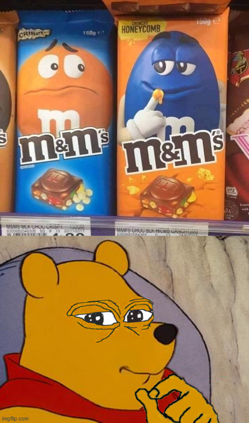 image tagged in pepe the pooh,honey,candy | made w/ Imgflip meme maker