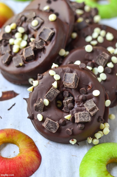 Chocolate Covered Apple Donuts | made w/ Imgflip meme maker