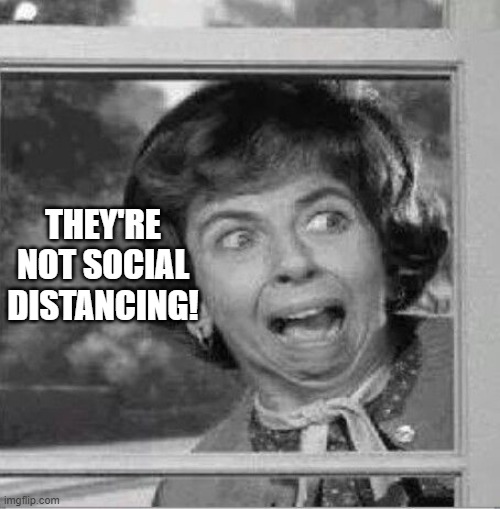 Gladys Kravitz Blank Meme Template