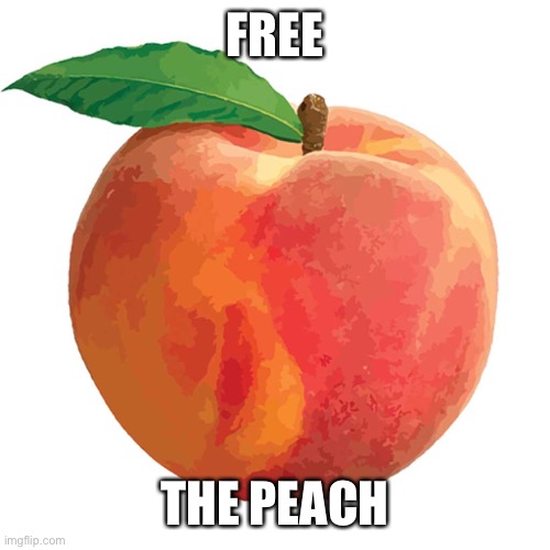 High Quality Peach Blank Meme Template
