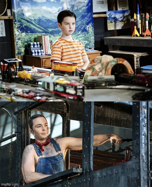 image tagged in sheldon cooper,young sheldon | made w/ Imgflip meme maker