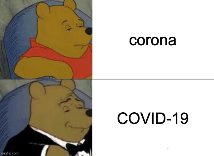 Tuxedo Winnie The Pooh | corona; COVID-19 | image tagged in memes,tuxedo winnie the pooh | made w/ Imgflip meme maker