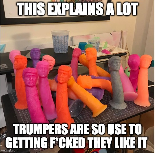 A$$Trumped | THIS EXPLAINS A LOT; TRUMPERS ARE SO USE TO GETTING F*CKED THEY LIKE IT | image tagged in maga 4ever,magfag | made w/ Imgflip meme maker