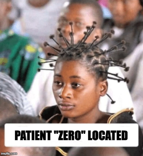 The culprit has been found | PATIENT "ZERO" LOCATED | image tagged in coronavirus,political meme,politics | made w/ Imgflip meme maker