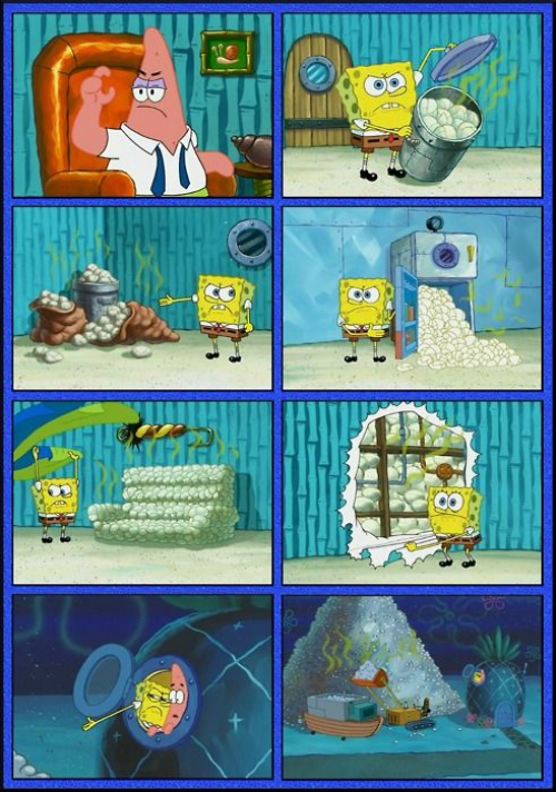 SpongeBob Hmm? Blank Meme Template
