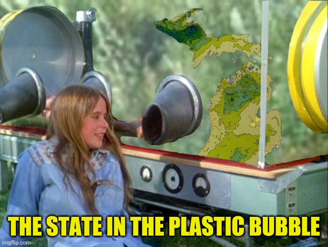 THE STATE IN THE PLASTIC BUBBLE | made w/ Imgflip meme maker