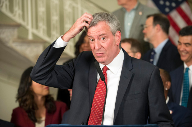 Bill DeBlasio Blank Meme Template